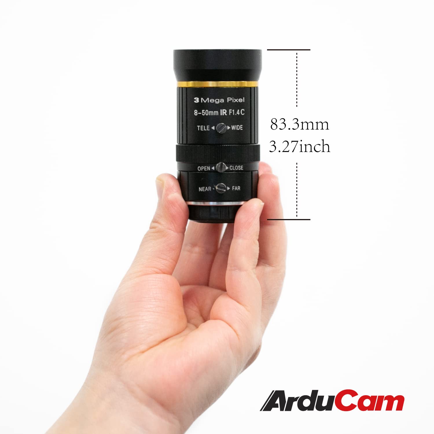 Amazon.com : Arducam 8-50mm C-Mount Zoom Lens for IMX477